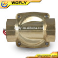 2/2 way Brass industrial direct acting solenoid valve 110v ac 1/2 nc